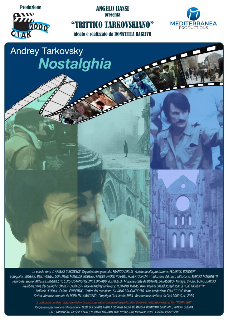 Tarkovsky sul set del film Nostalghia