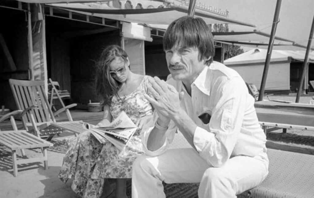Andrey Tarkovsky e Donatella Baglivo, 50° Mostra di Venezia